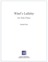 Wind's Lullaby piano sheet music cover